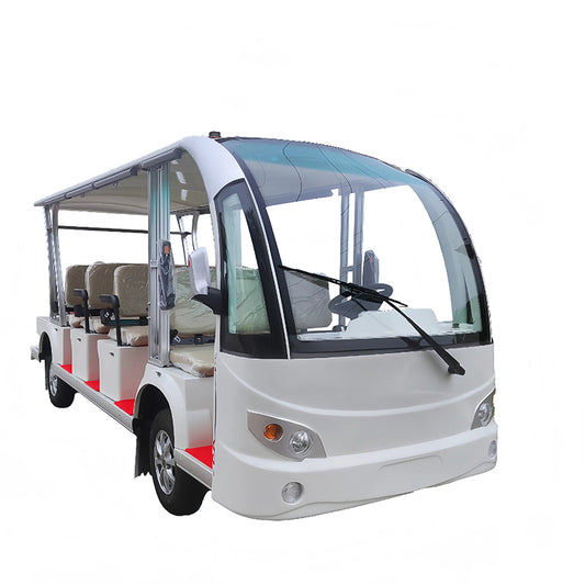 SANLONG  11-seat tour bus   Electric Sightseeing Bus Scenic Tour Campus Campground Airport Factory Sales Office Feeder Ferry Car