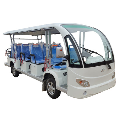 SANLONG  14-seat tour bus   Electric Sightseeing Bus Scenic Tour Campus Campground Airport Factory Sales Office Feeder Ferry Car