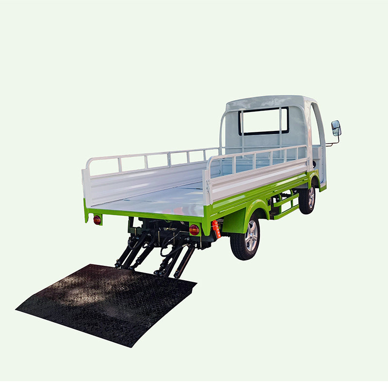 SANLONG 6-Barrel Cleanout Truck  Electric van electric pickup truck transit station cargo truck flatbed battery truck pulling and moving trucks  Garbage pickup truck